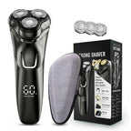 Electric Razor 2.0 Pro – Precision Men’s Shaver with 4D Blades, Waterproof Wet/Dry Use, Pop-Up Trimmer, LED Display & 60-Min Battery