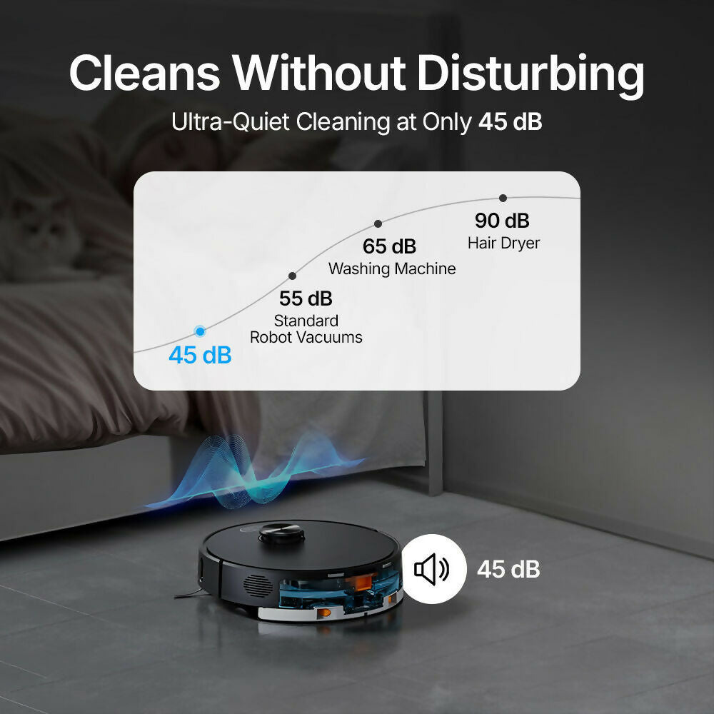 Robot Vacuum V8 Pro – Fully Automatic Cleaning with Mopping Function, Intelligent Navigation & App Control